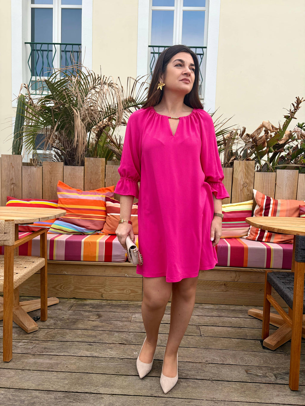 Viscose Crepe Fabric – Fuchsia Limited Edition | My Dress Made