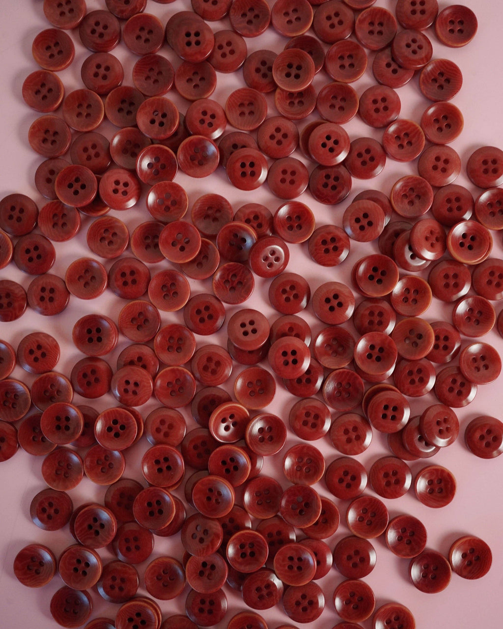 Amber 1/2" Corozo Nut Buttons: Set of 8