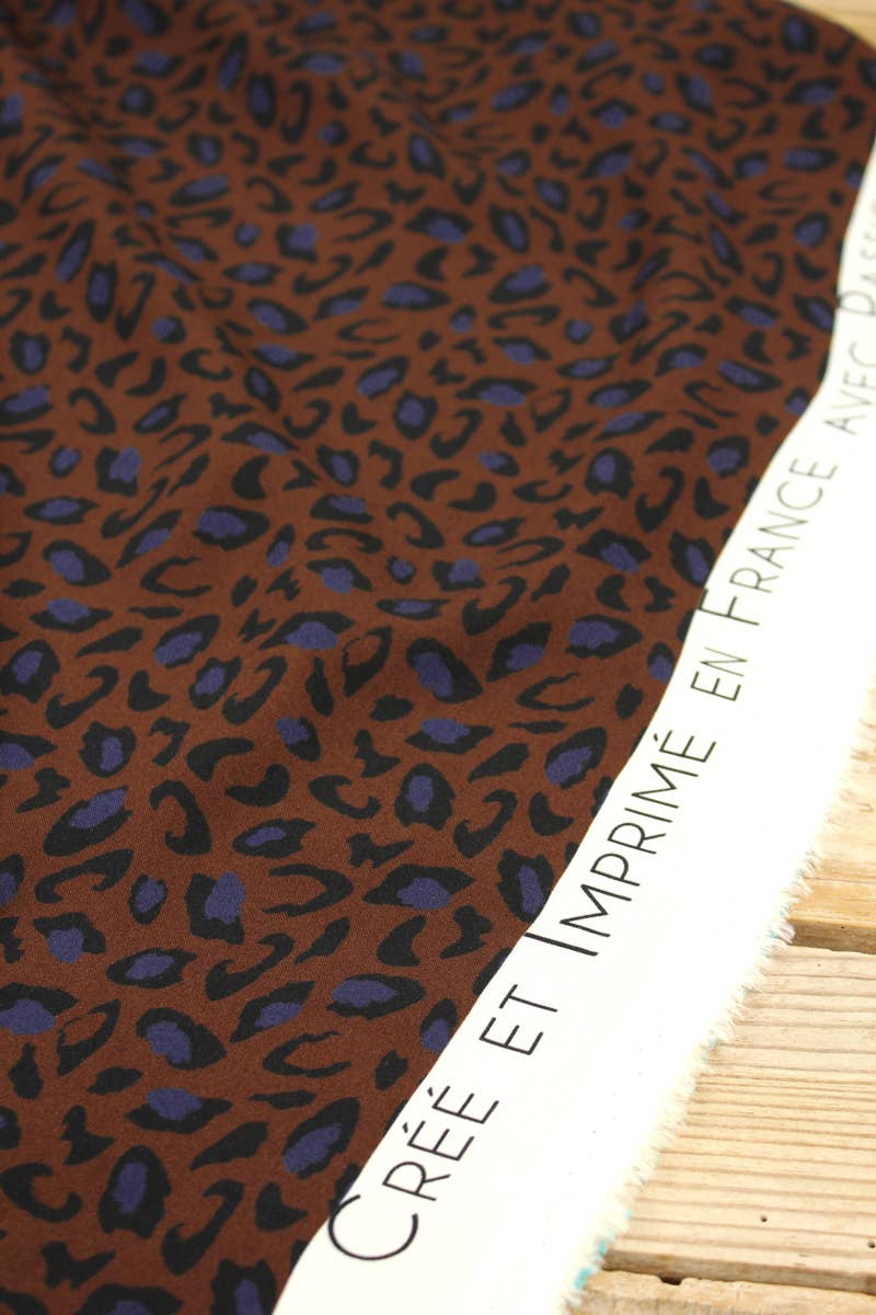 Viscose Fabric – Bagheera Chocolate – Eglantine et Zoé
