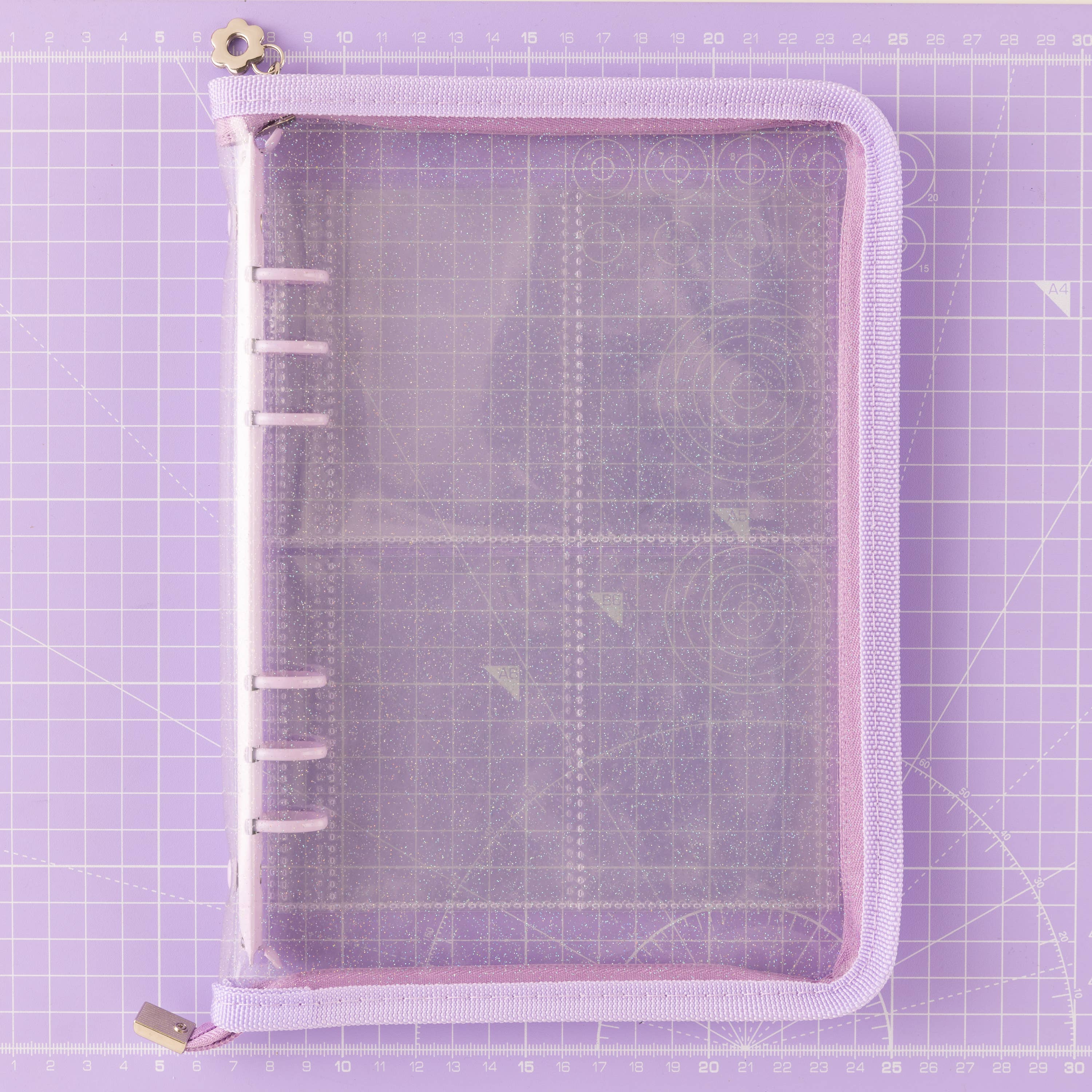 Little Rosy Cheeks - Label Stash Folder - Purple - Sewing Label Storage