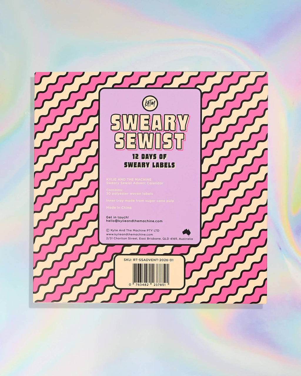2026 Sweary Sewist Advent Calendar (12 Windows) | Case of 6