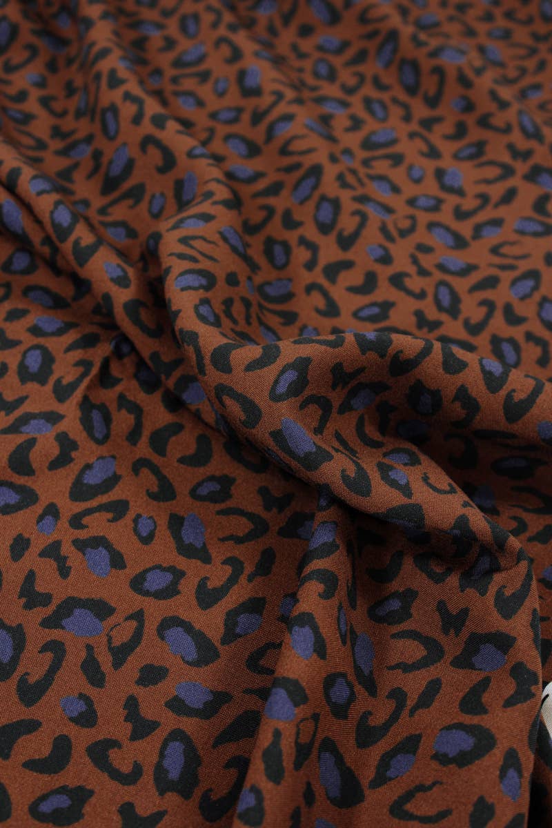 Viscose Fabric – Bagheera Chocolate – Eglantine et Zoé