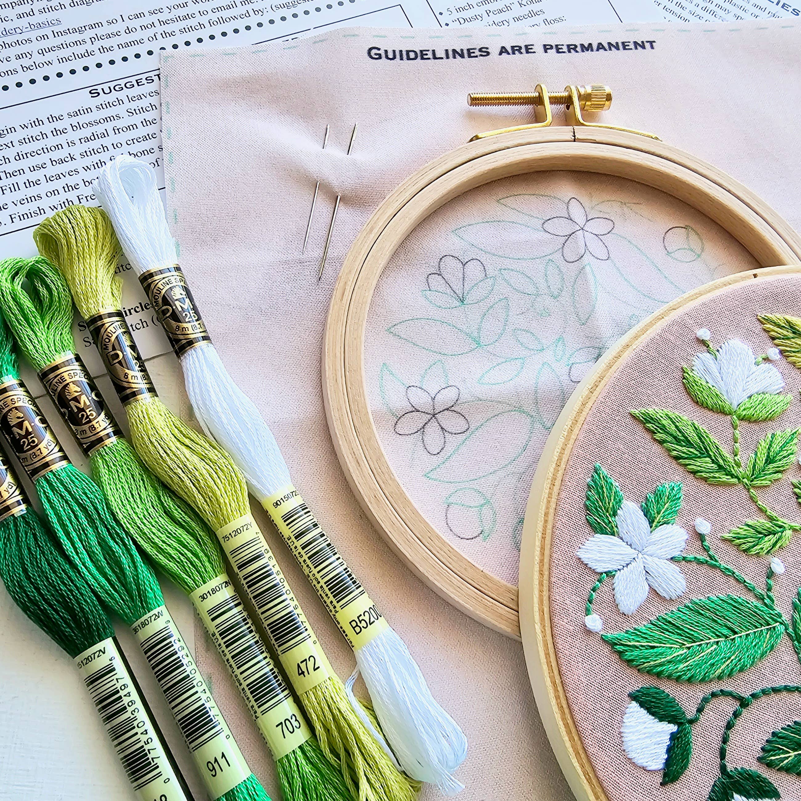 Jessica Long - Blissful Blooms Beginner Embroidery Kit