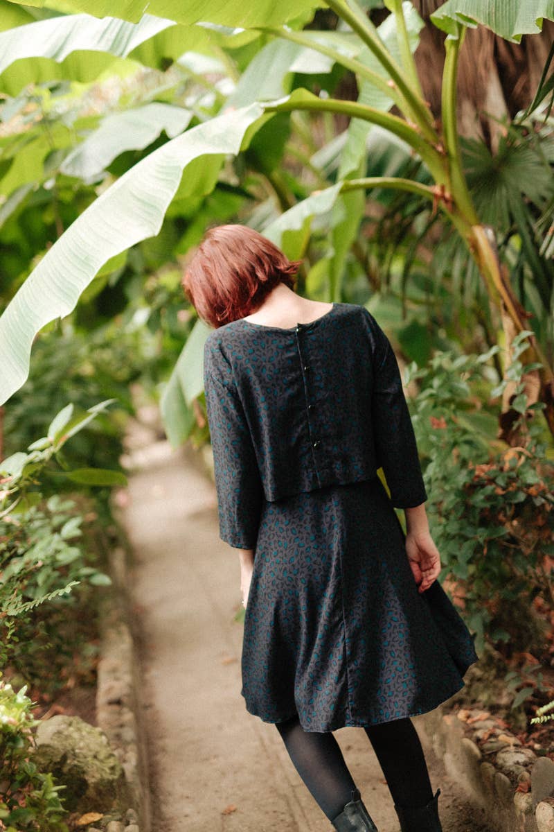 Eglantine et Zoé - Bagheera Anthracite Viscose Fabric