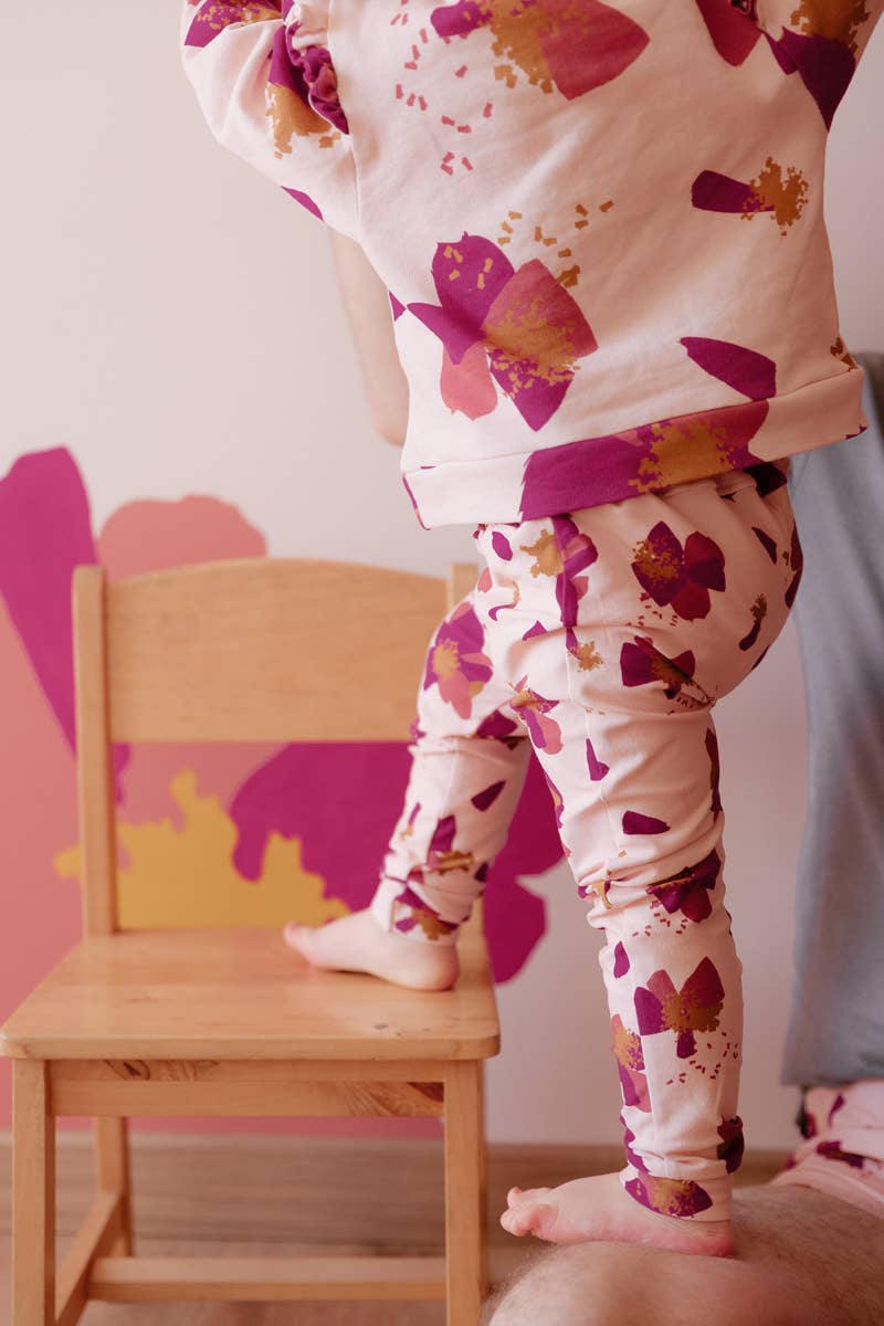 Eglantine et Zoé - Anémone Nude Organic Cotton Jersey Fabric