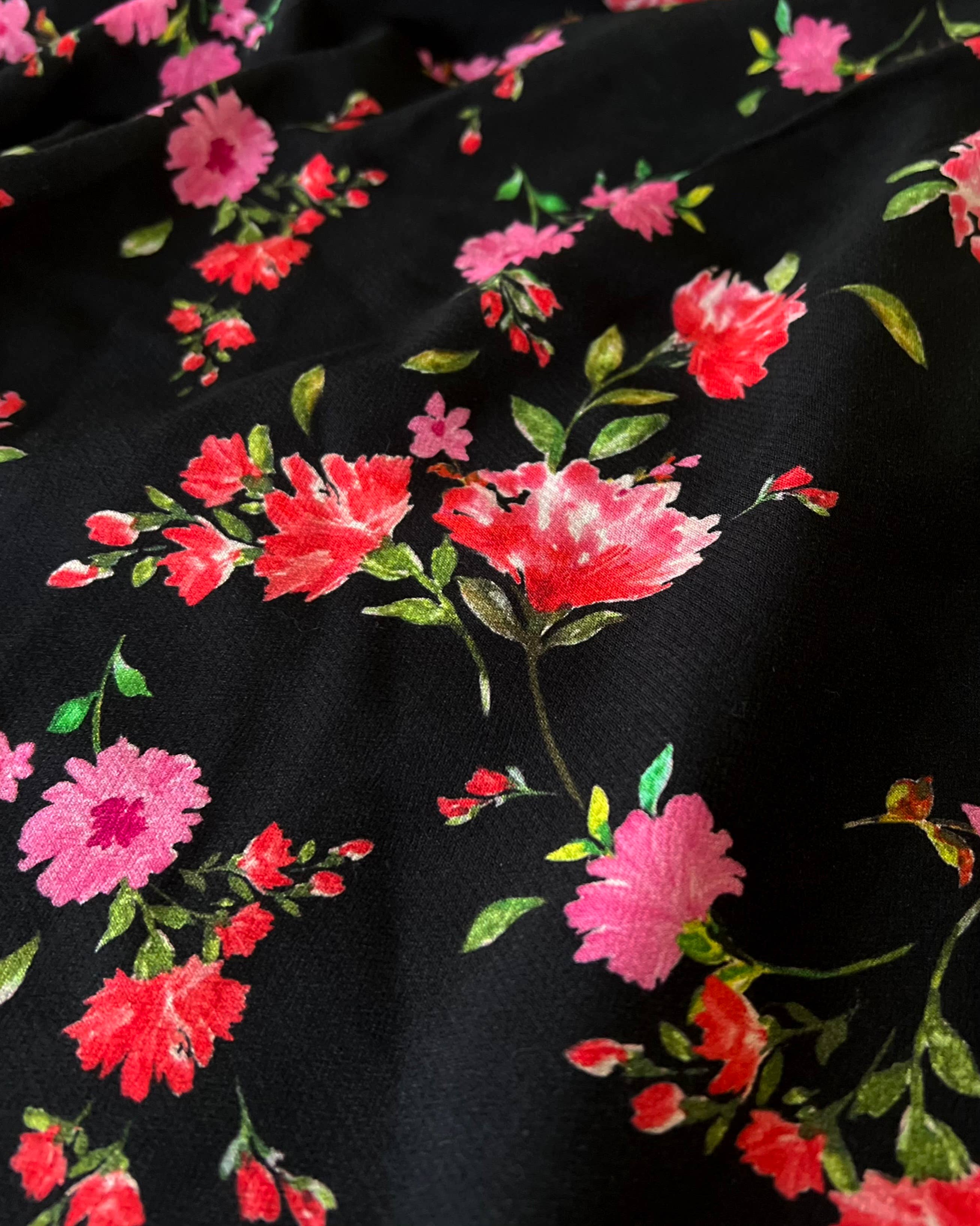 Viscose Crepe Fabric – Ruby – My Dress Made