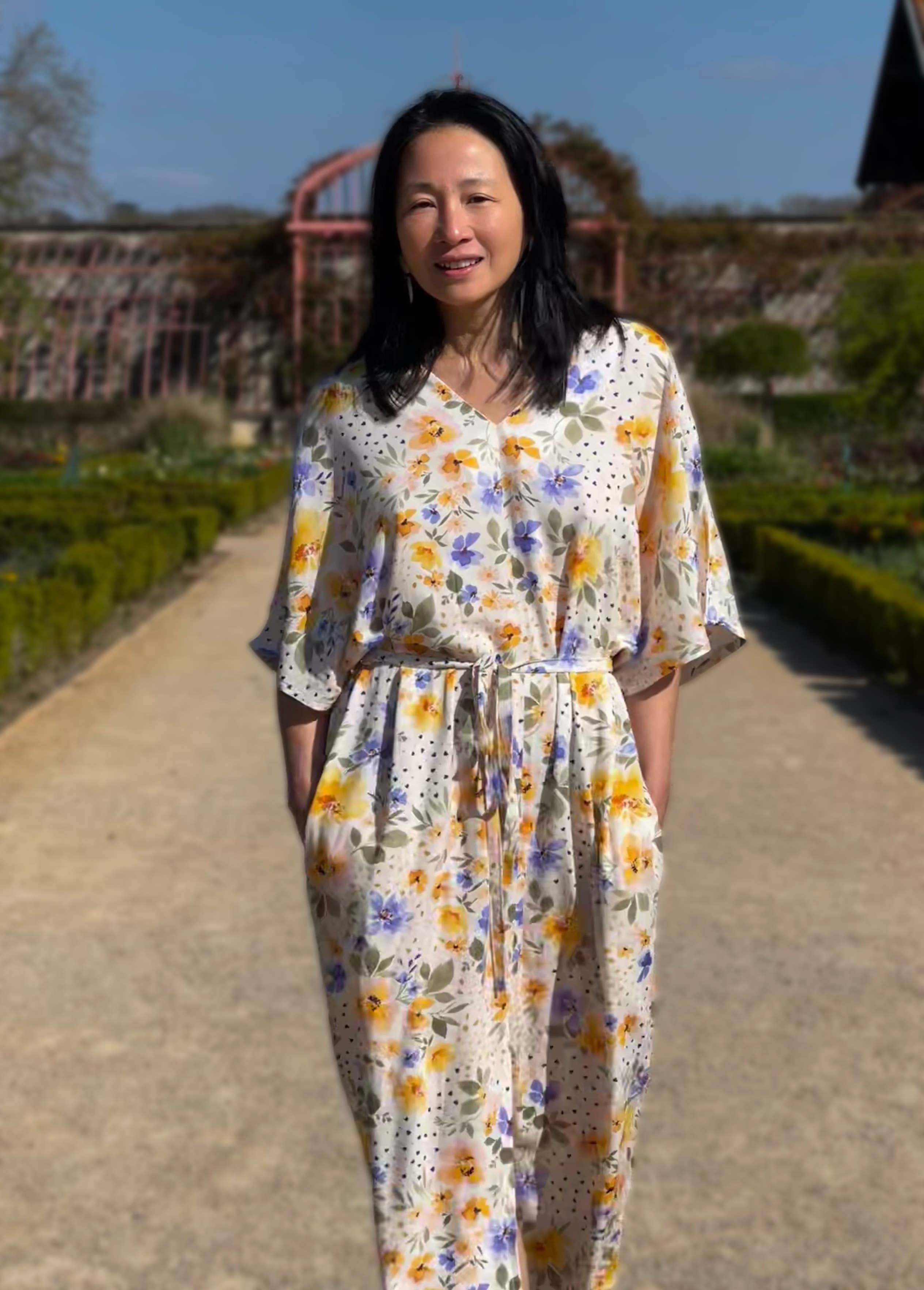 Viscose crepe fabric - Mélia in pastel - My Dress Made