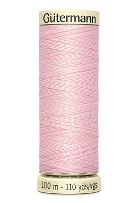 Gutermann Sew-All thread 100m spool in Petal Pink 305