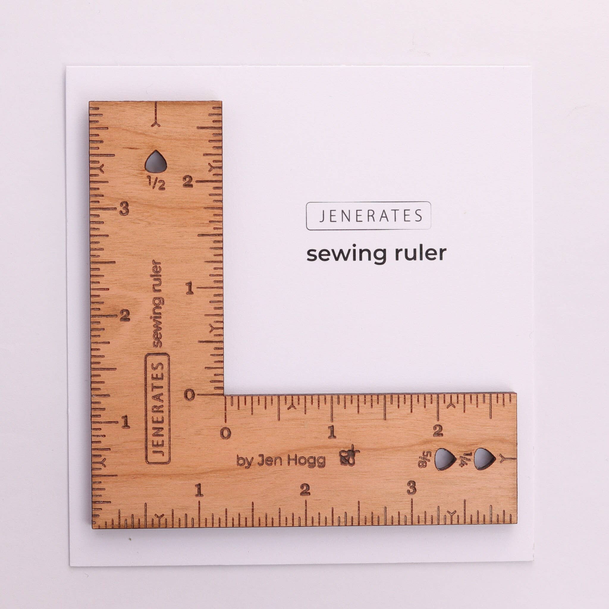 Jenerates Sewing Rulers: Sewing Ruler: Imperial