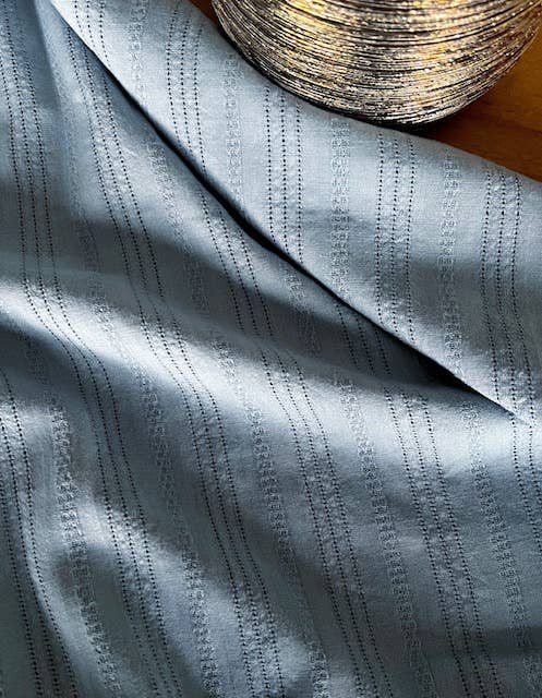 Cotton Broderie Anglaise Fabric – Iris in Sky Blue – My Dress Made