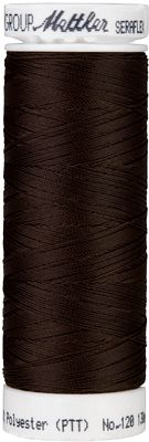 Mettler SERAFLEX stretch thread spool in Chocolate 0428, 142 yards