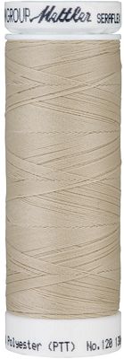 Mettler SERAFLEX stretch thread spool in Oat Flakes 0537, 142 yards