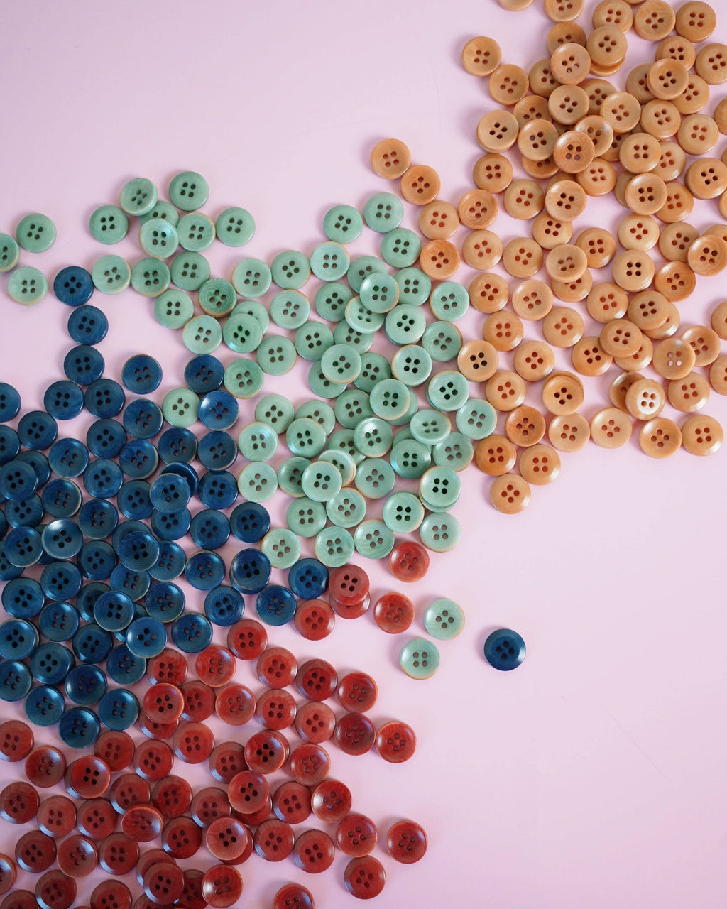 Matchy Matchy Sewing Club - Midnight 1/2" Corozo Nut Buttons: Set of 8