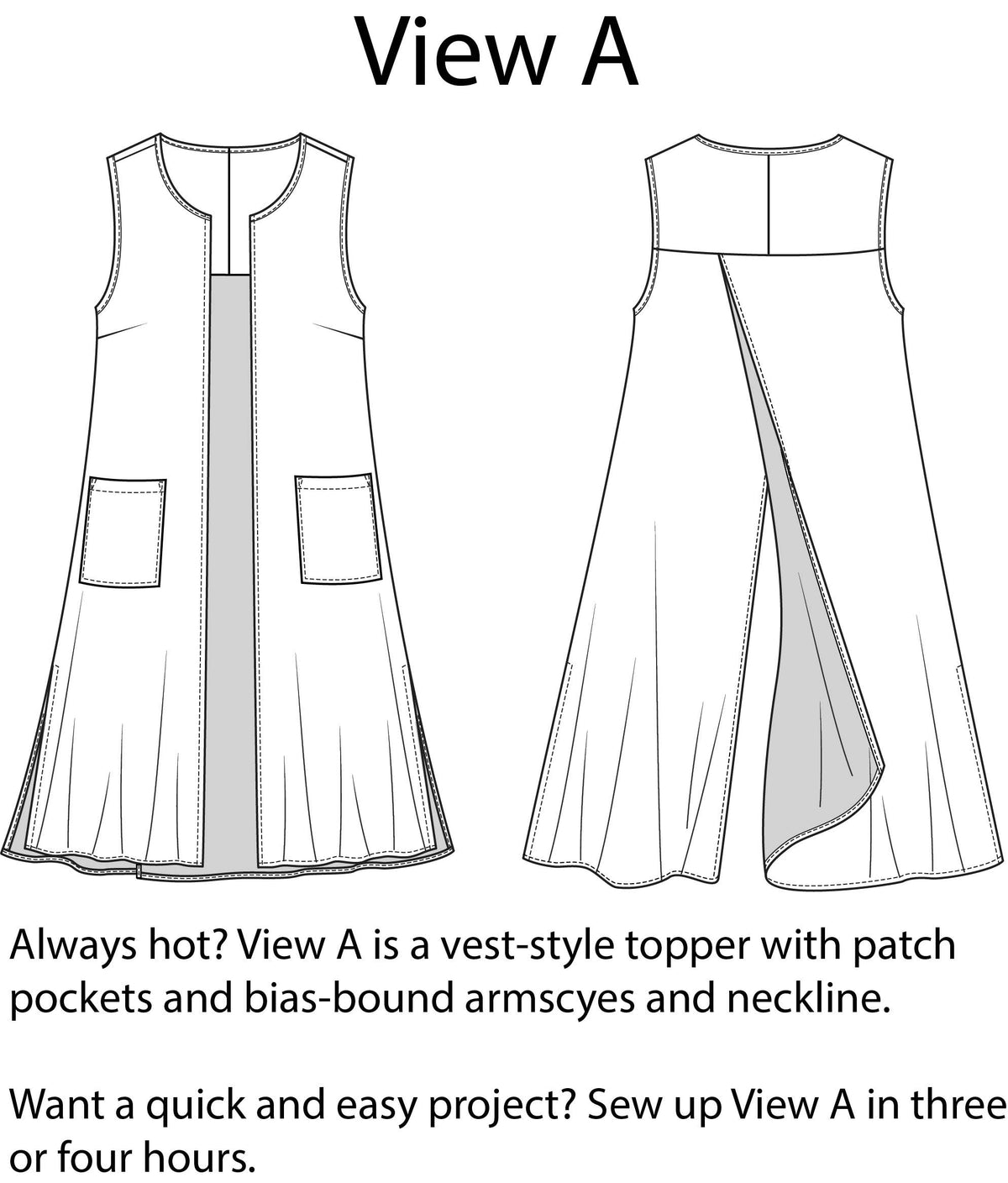 Style Falcon Daring Duster Sewing Pattern