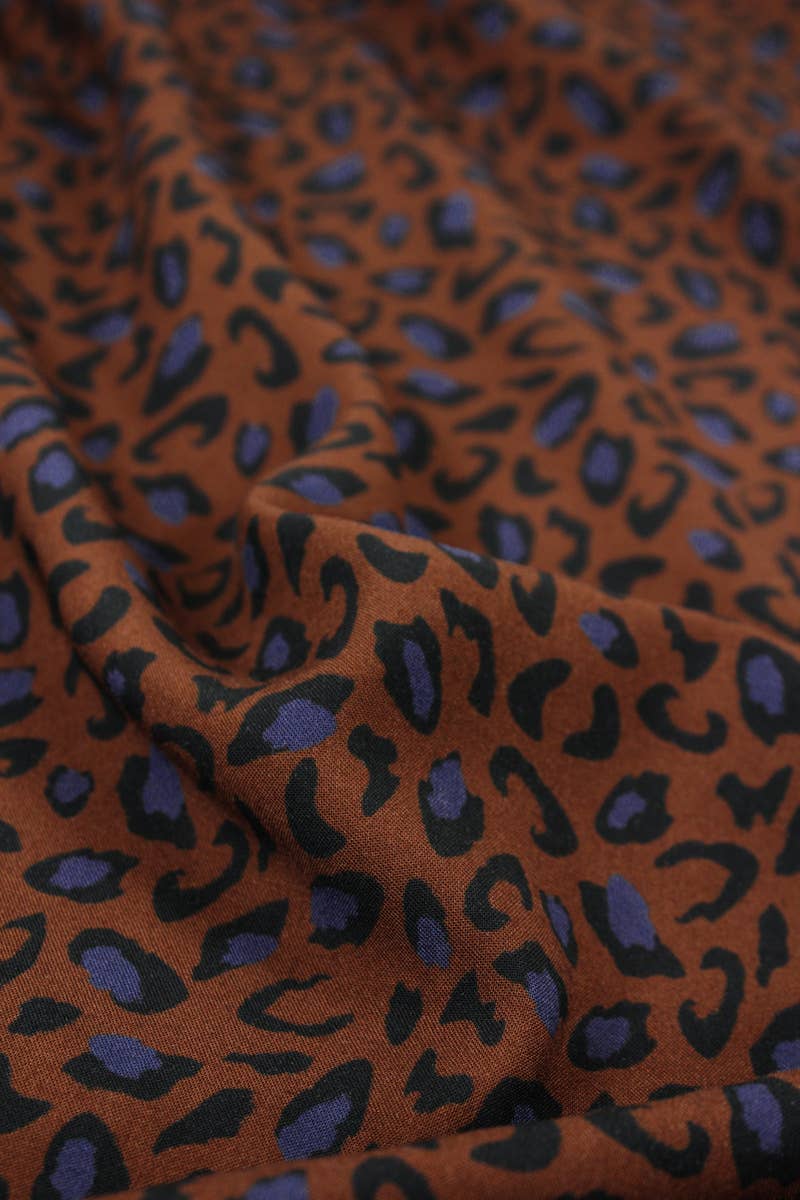 Viscose Fabric – Bagheera Chocolate – Eglantine et Zoé