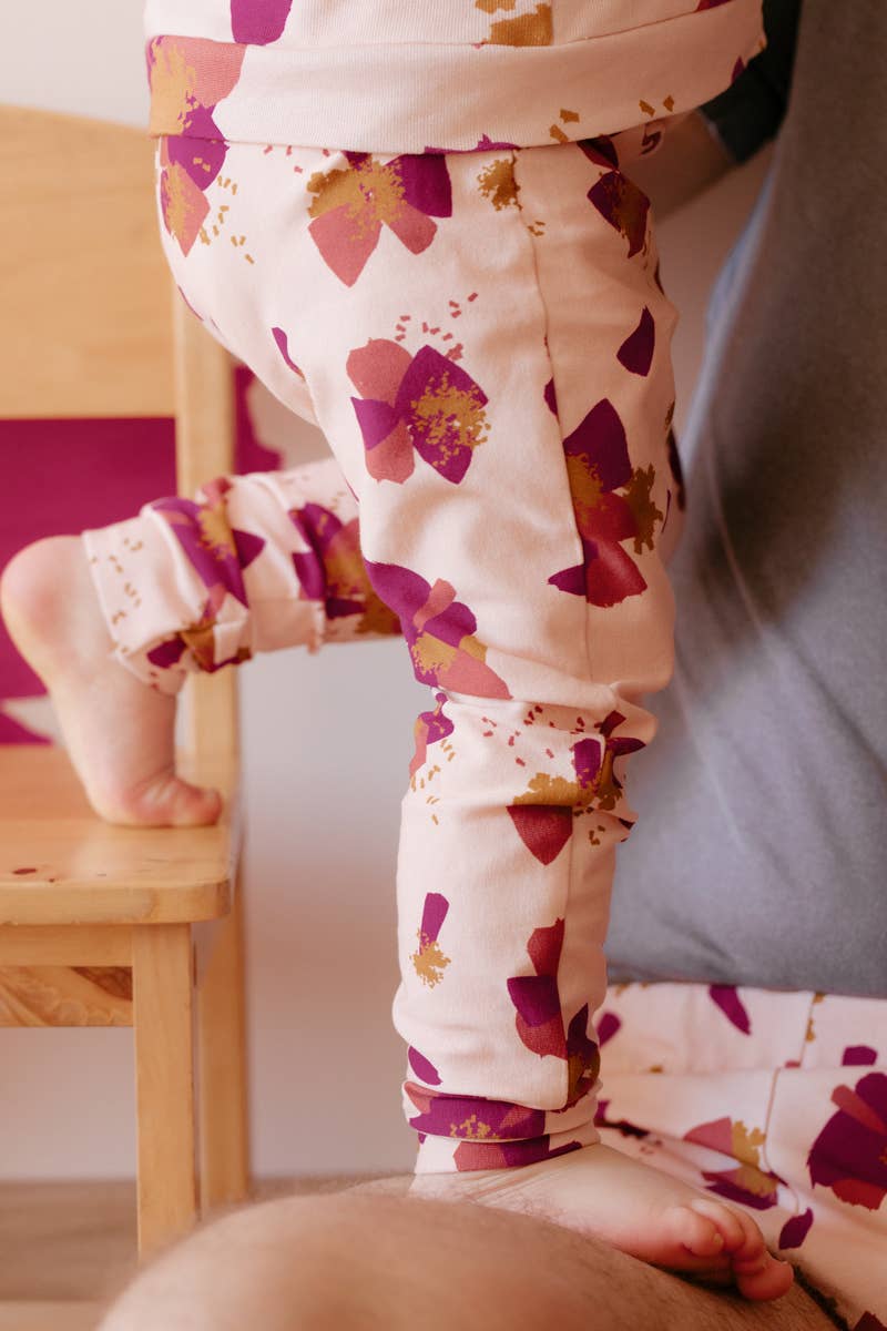 Eglantine et Zoé - Anémona Nude Organic Cotton Jersey Fabric