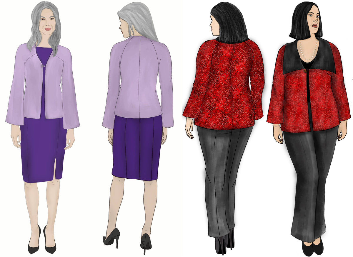 Style Falcon Positive Space Jacket Sewing Pattern