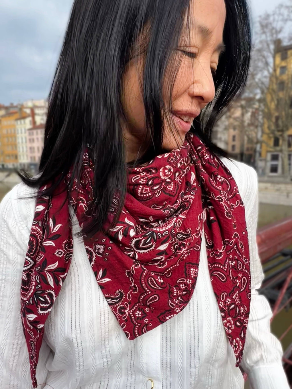 Slub Viscose Fabric – Scarlett Bandana | My Dress Made