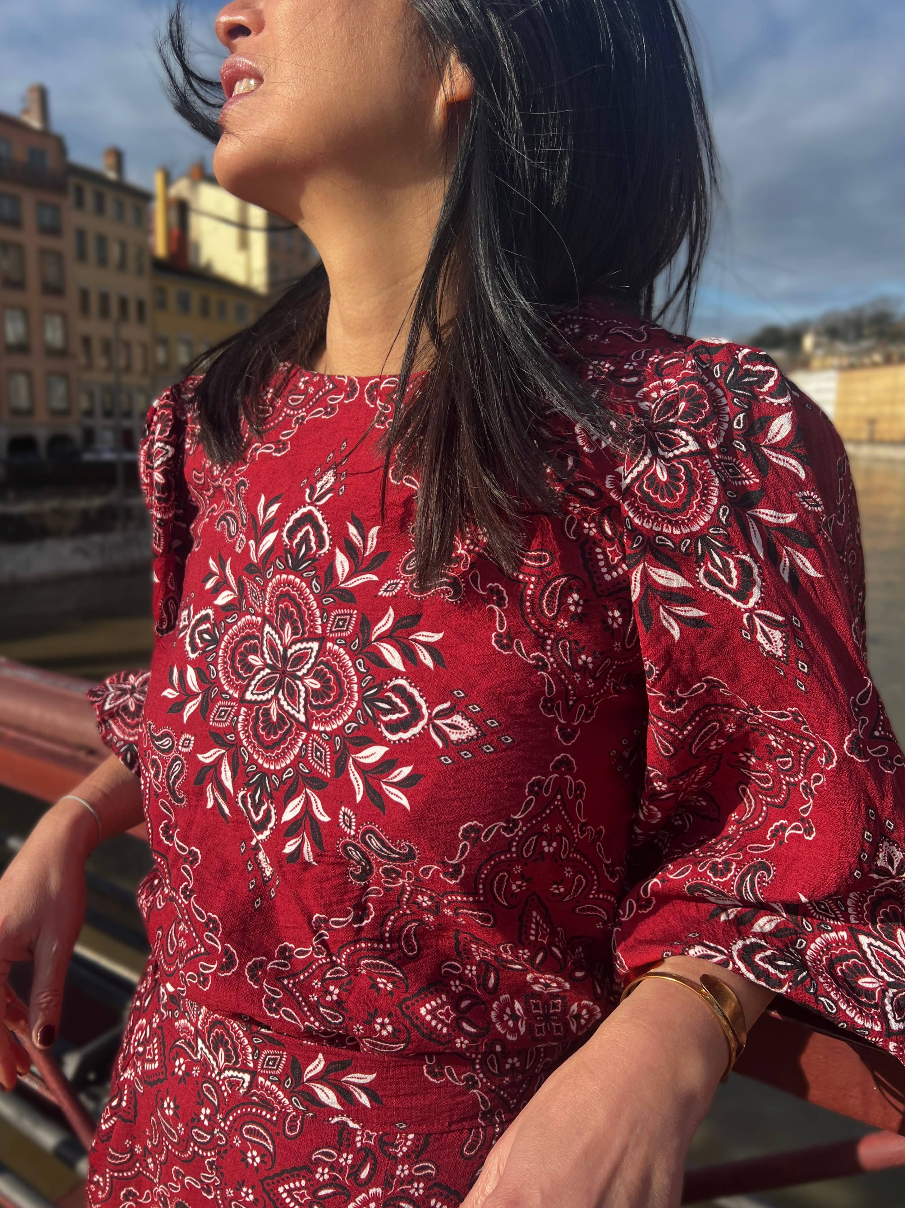 Slub Viscose Fabric – Scarlett Bandana | My Dress Made