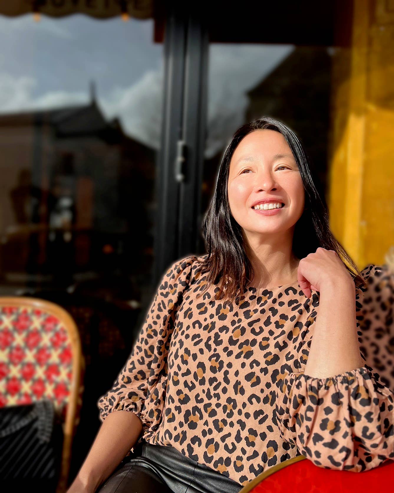 Kiara leopard twill viscose fabric - Printed in France