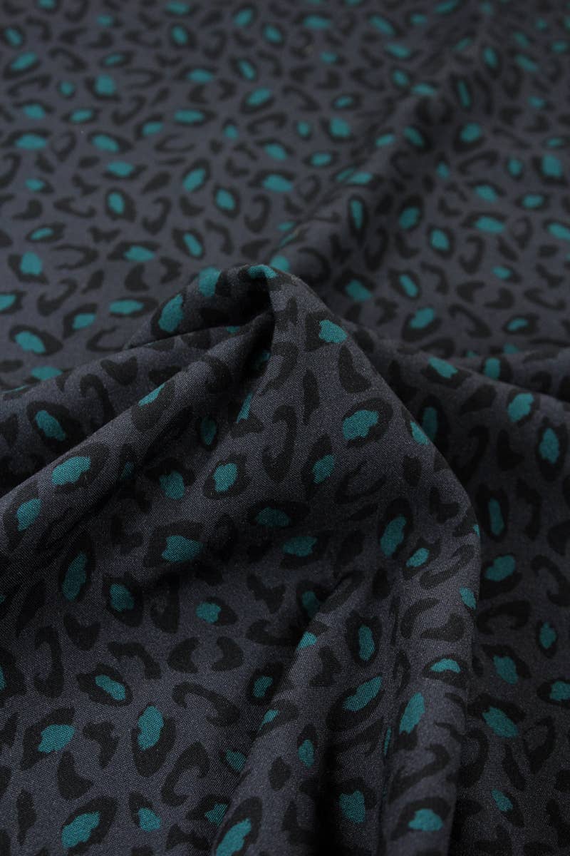 Eglantine et Zoé - Bagheera Anthracite Viscose Fabric