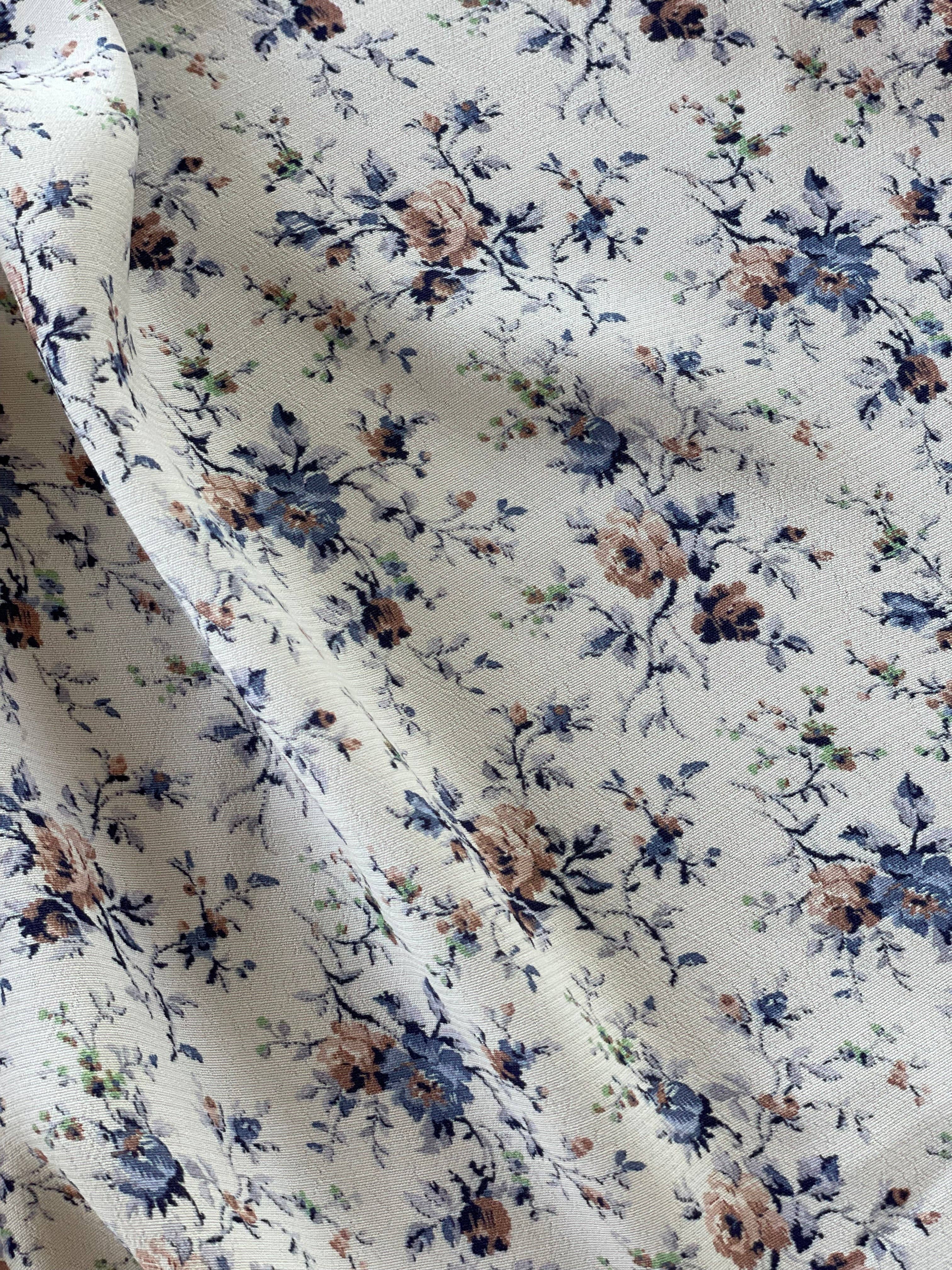Moroccan Viscose Crepe Fabric – Amanda Print – Atelier 27