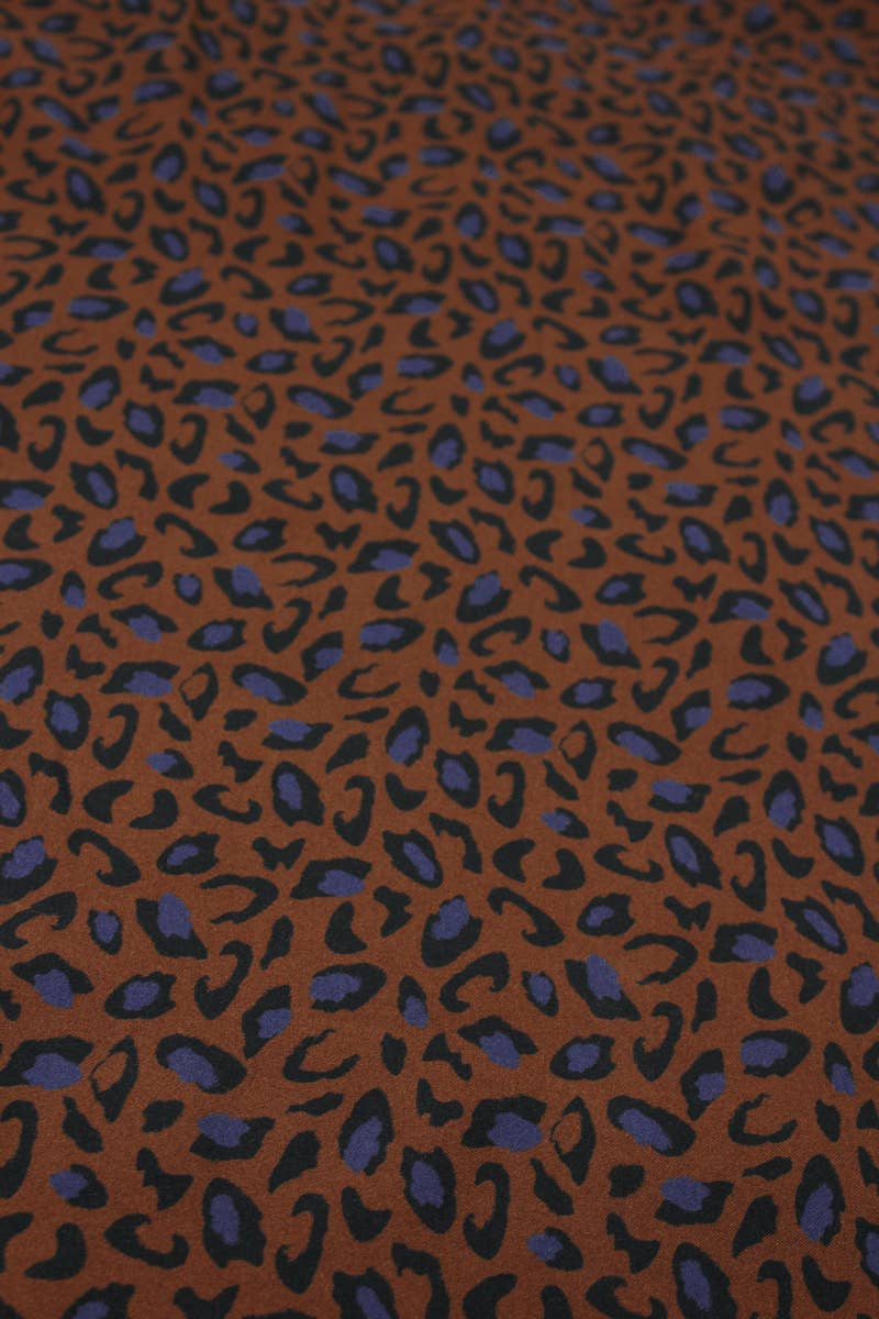 Viscose Fabric – Bagheera Chocolate – Eglantine et Zoé