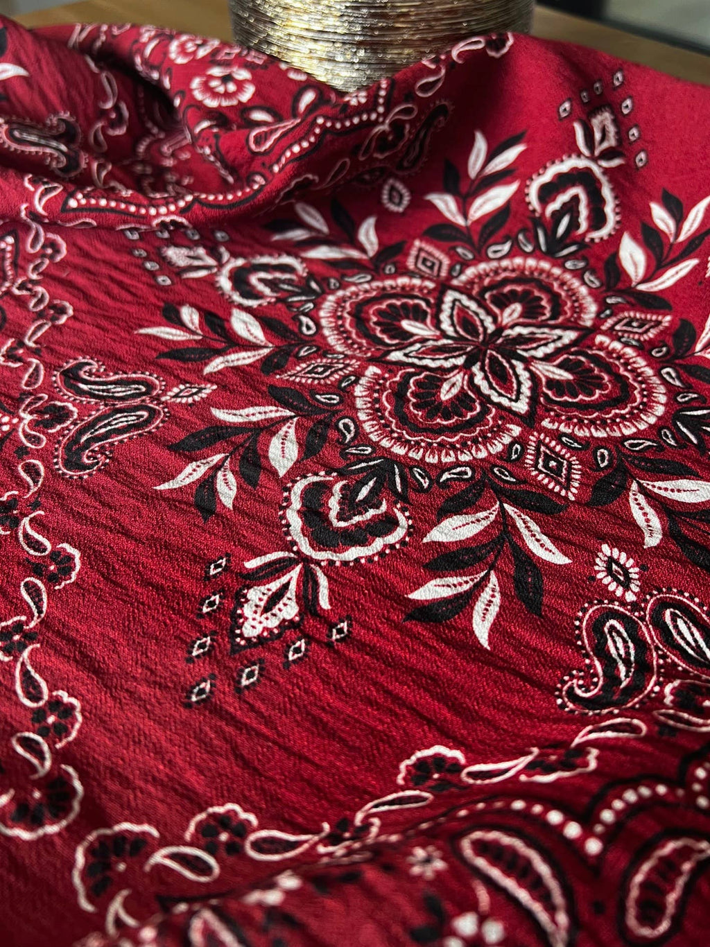 Slub Viscose Fabric – Scarlett Bandana | My Dress Made