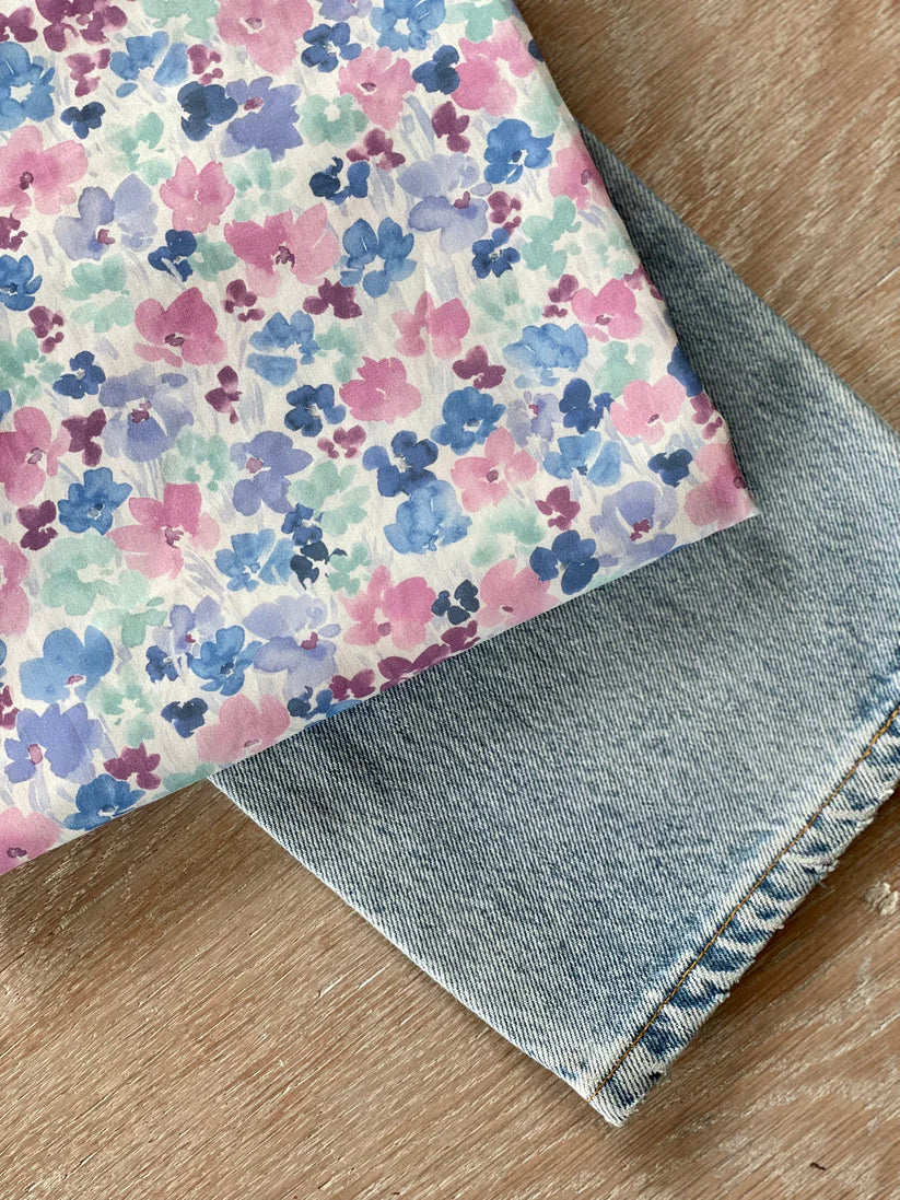 Atelier 27 - Flora Print in Cotton Satin