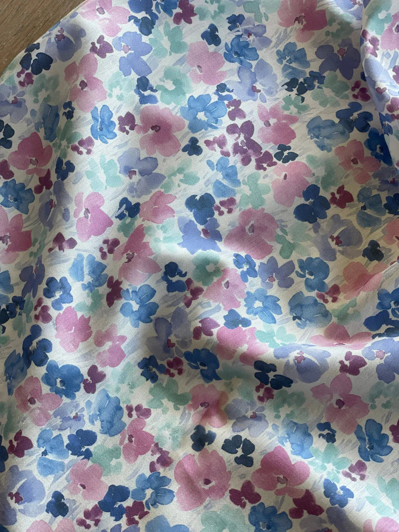 Atelier 27 - Flora Print in Cotton Satin