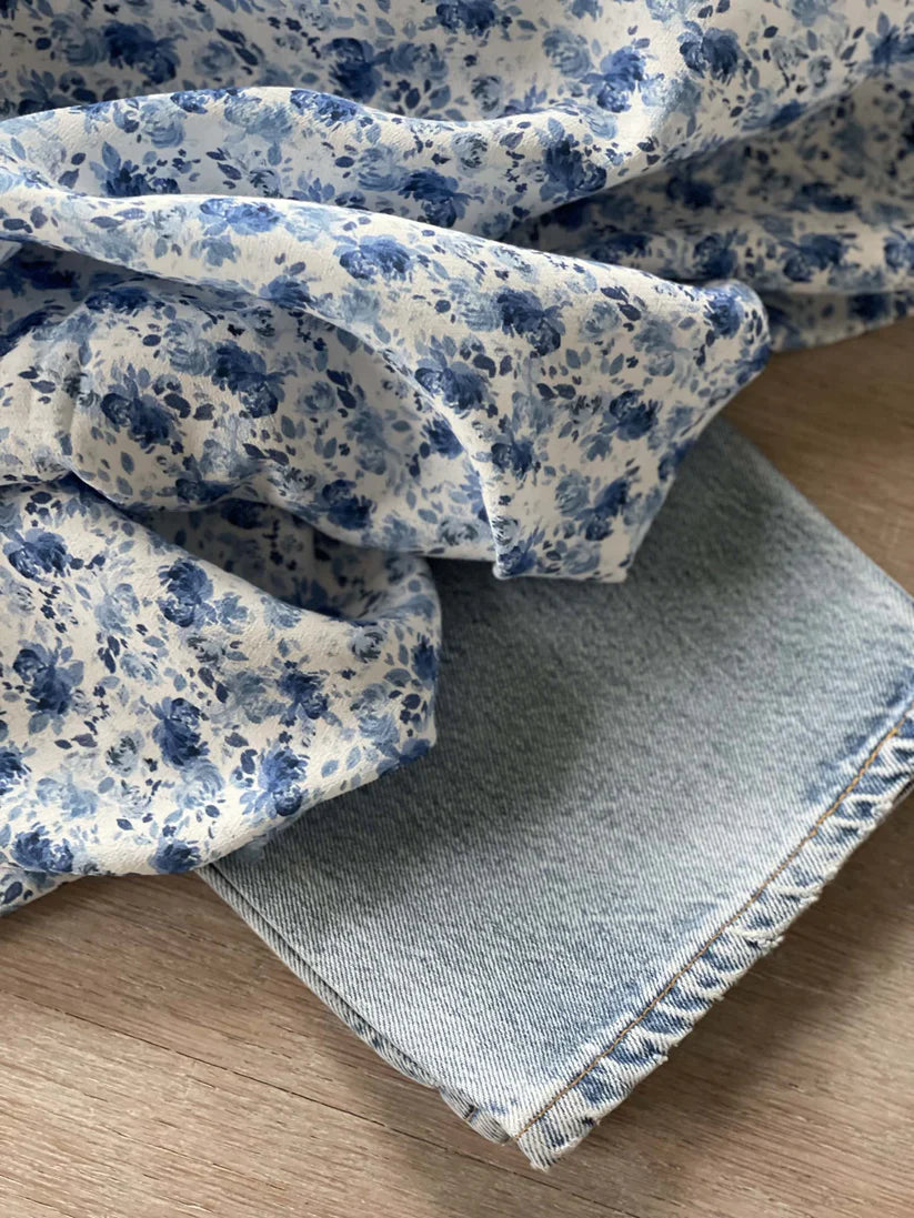 Atelier 27 Moroccan Viscose Crepe - Norine Print