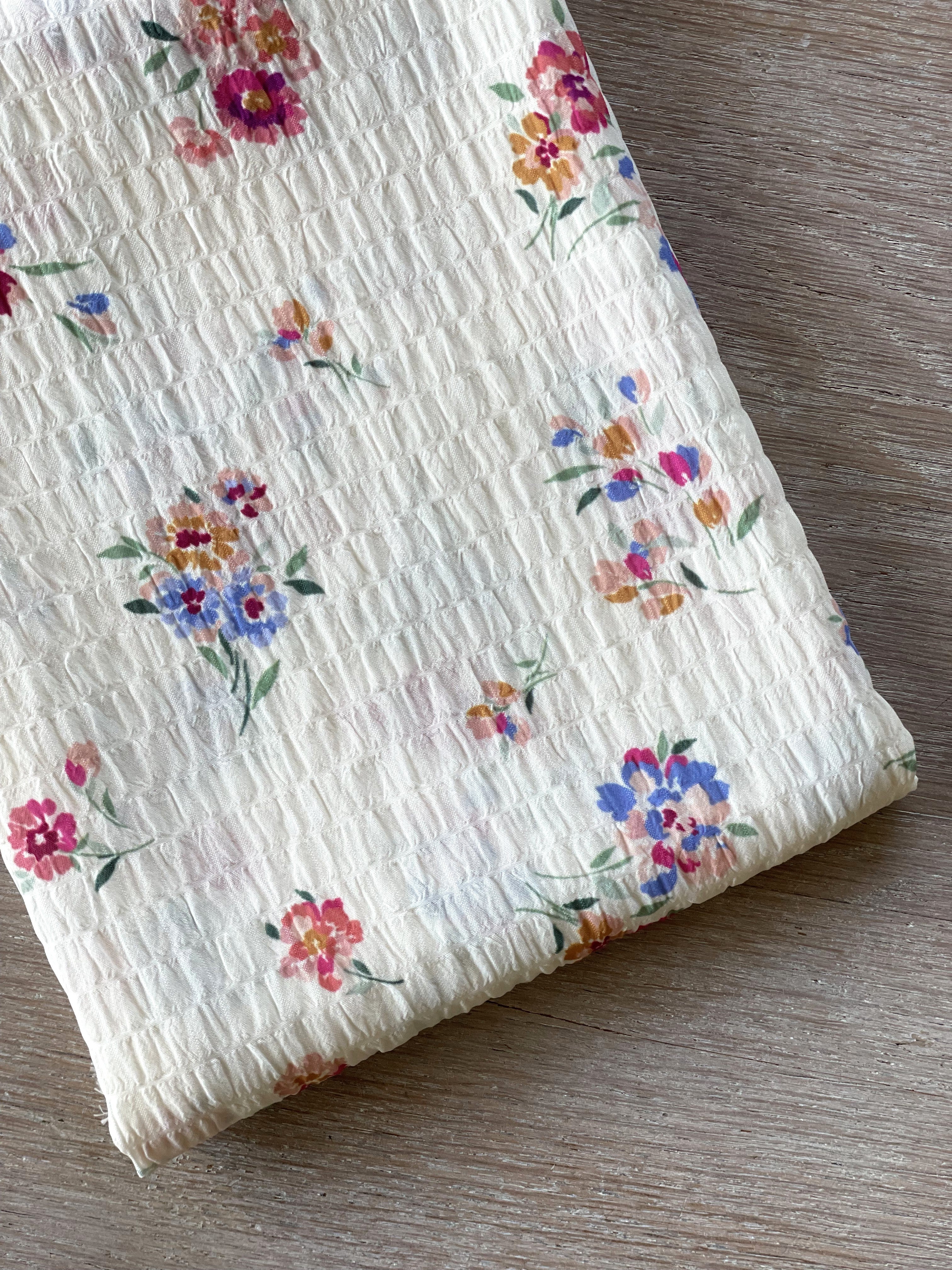 Seersucker Fabric – Lilac Print Limited Edition | Atelier 27