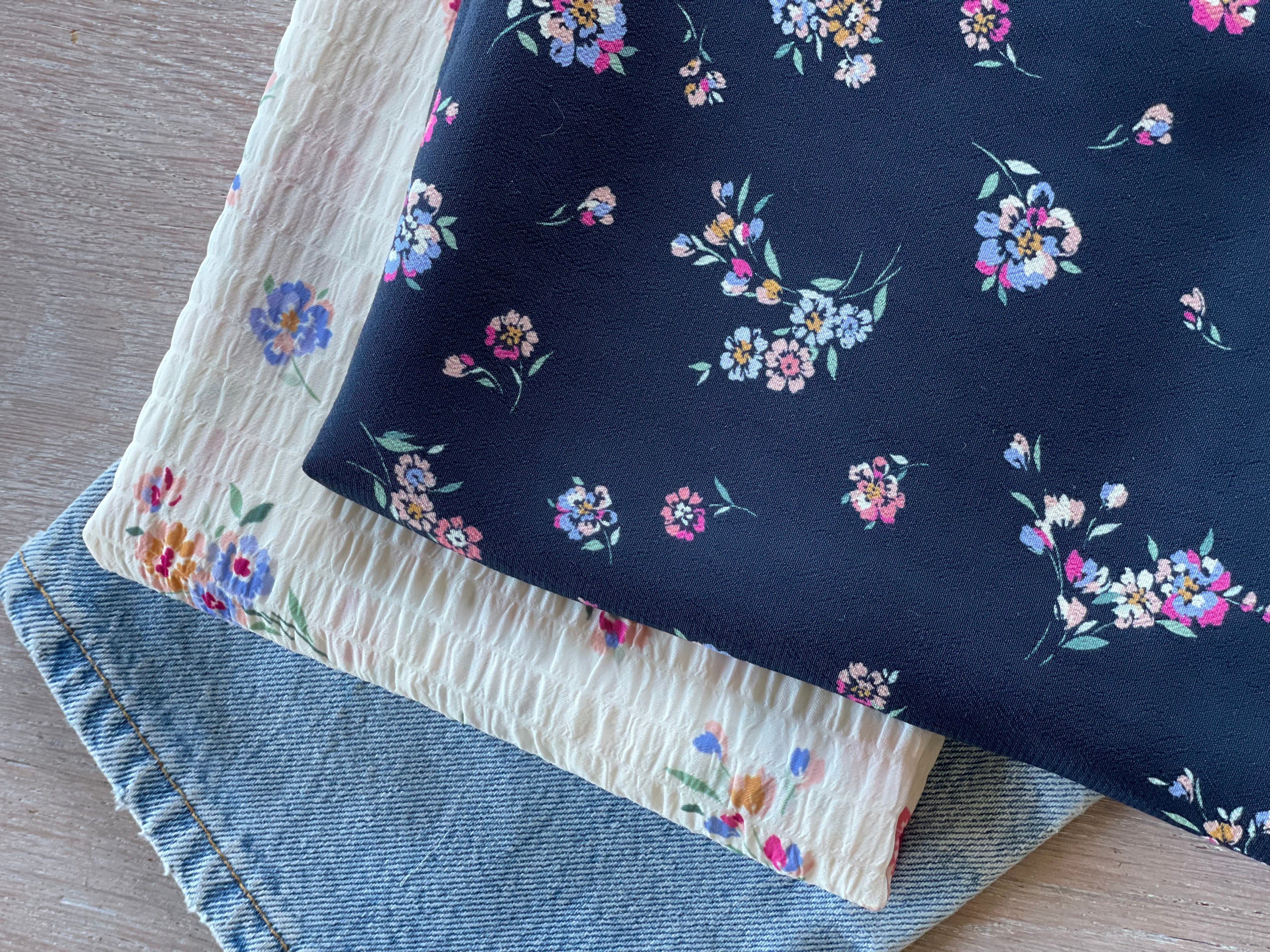 Seersucker Fabric – Lilac Print Limited Edition | Atelier 27