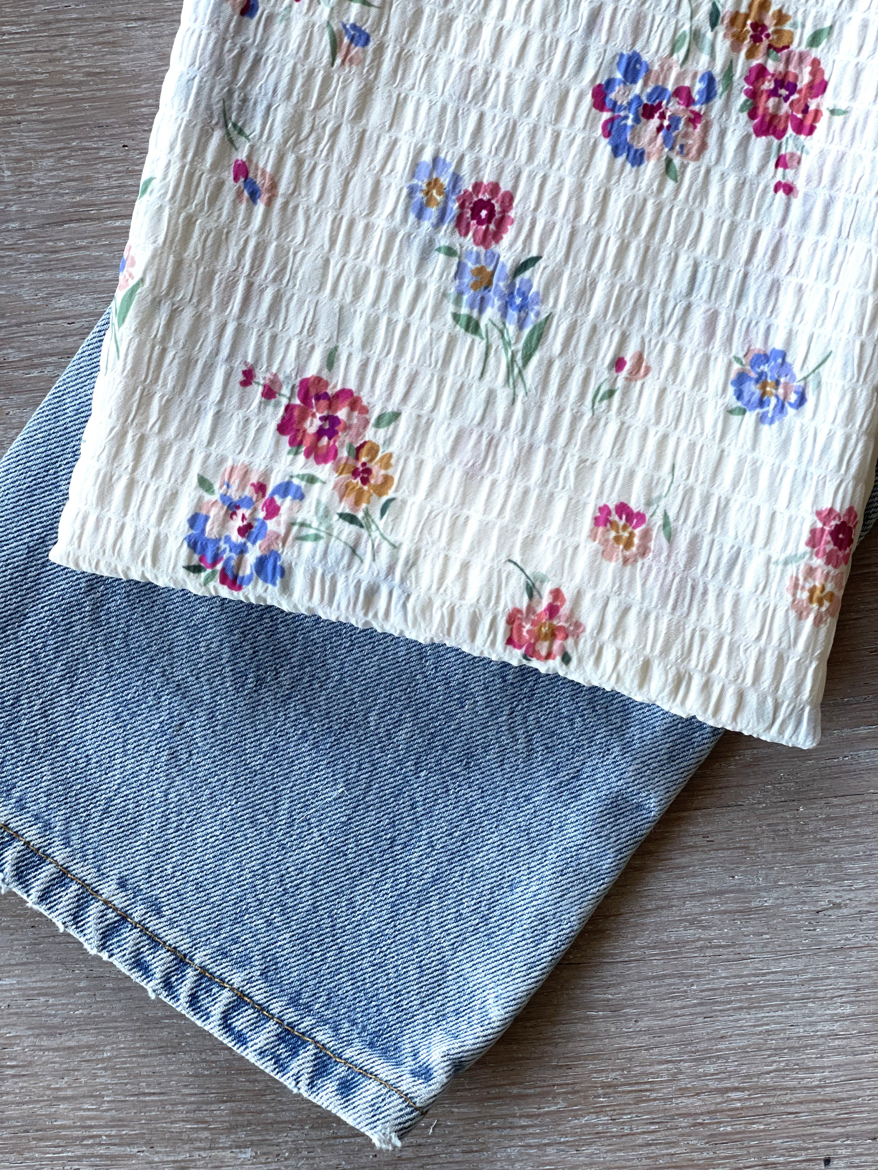 Seersucker Fabric – Lilac Print Limited Edition | Atelier 27