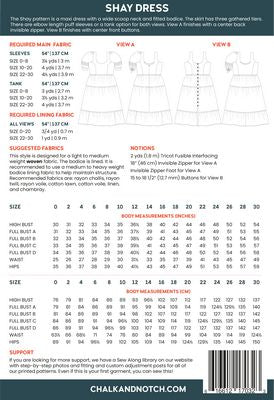 Chalk & Notch - Shay Dress Pattern