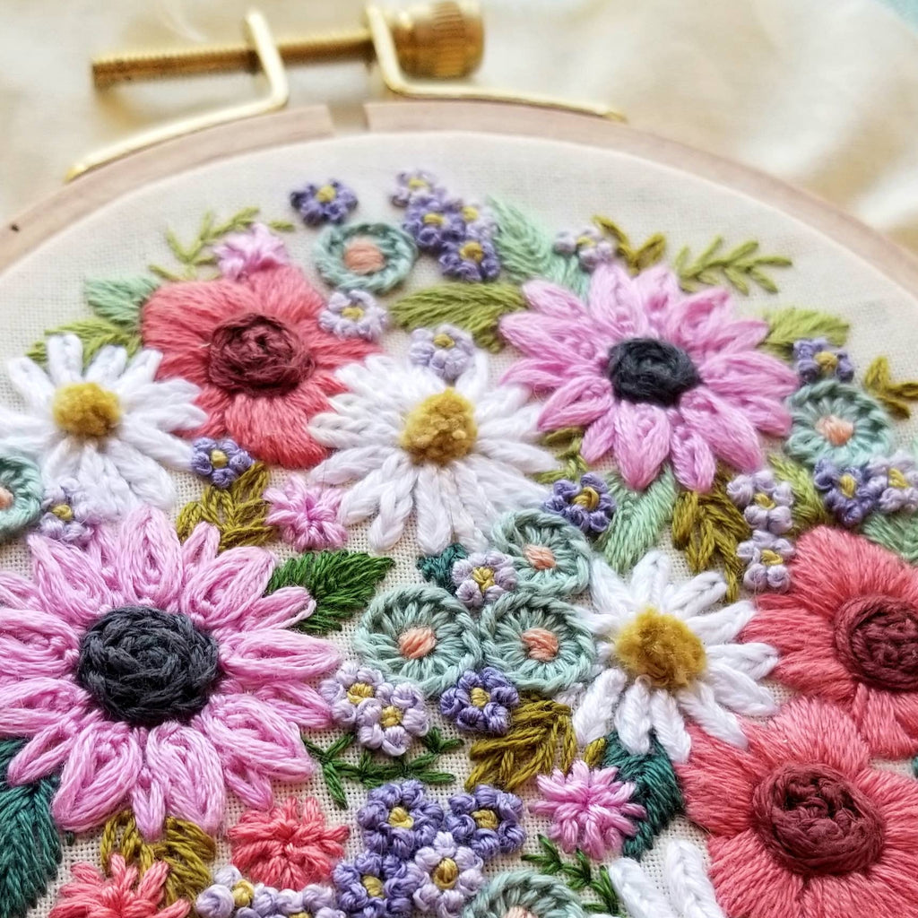 Jessica Long - Wildflower Sampler Embroidery Craft Kit
