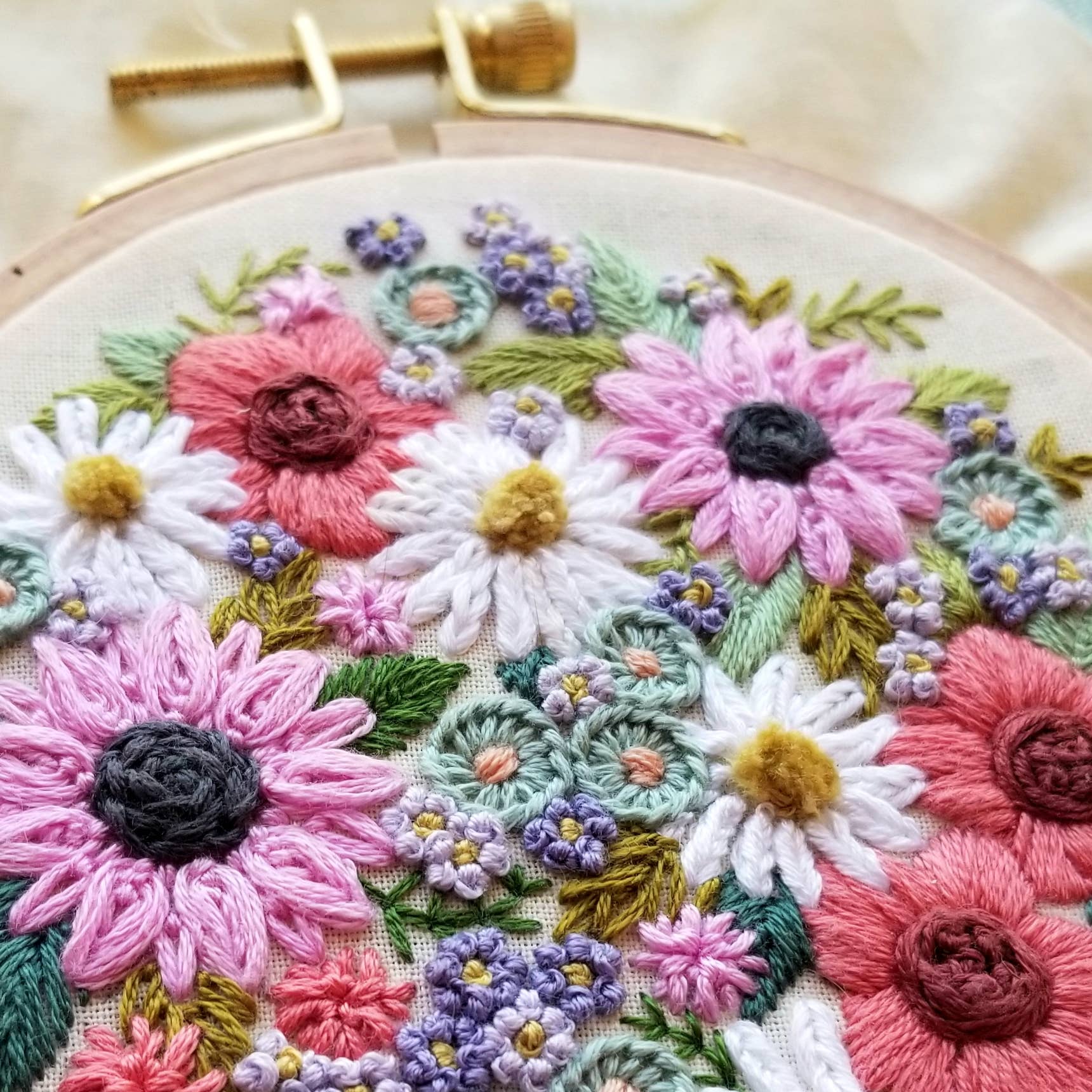Jessica Long - Wildflower Sampler Embroidery Craft Kit