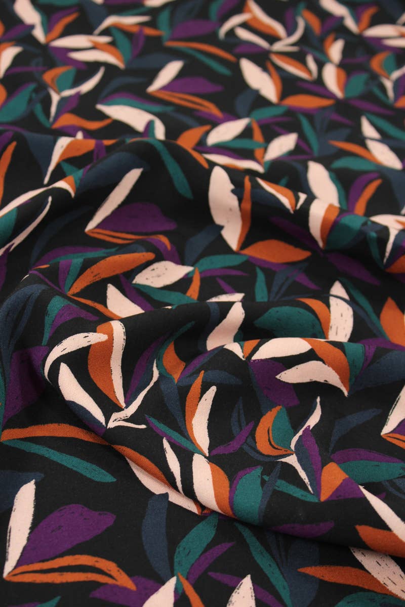 Eglantine et Zoé - Mowgli Multicolor Viscose Fabric
