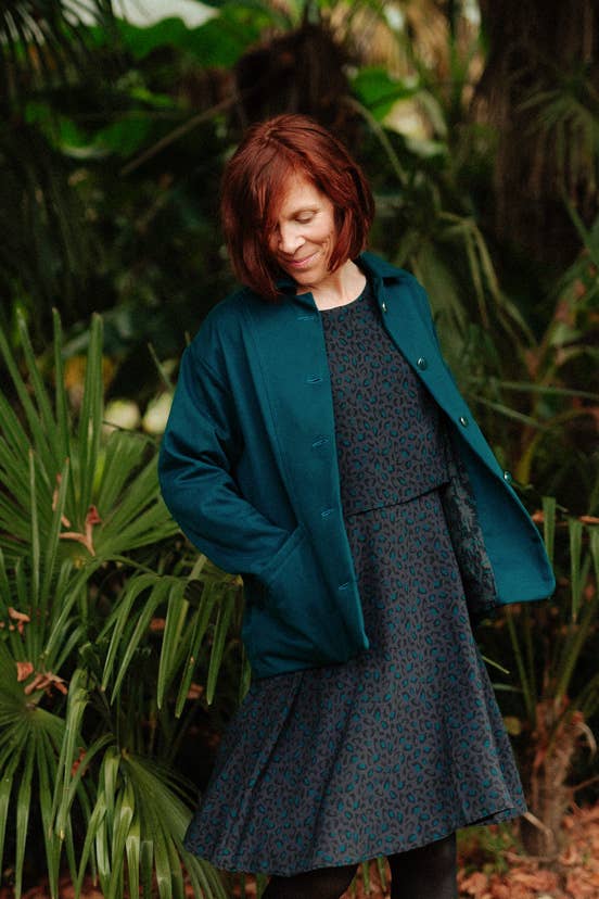 Eglantine et Zoé - Bagheera Anthracite Viscose Fabric