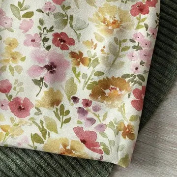 Atelier 27 - Moroccan Viscose Crepe - Felicia Print