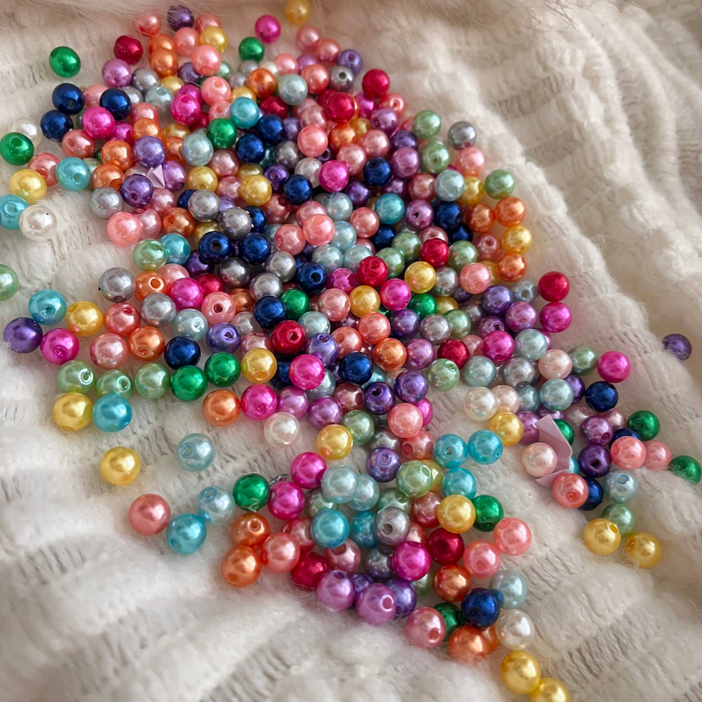 Acrylic beads for jewelry 