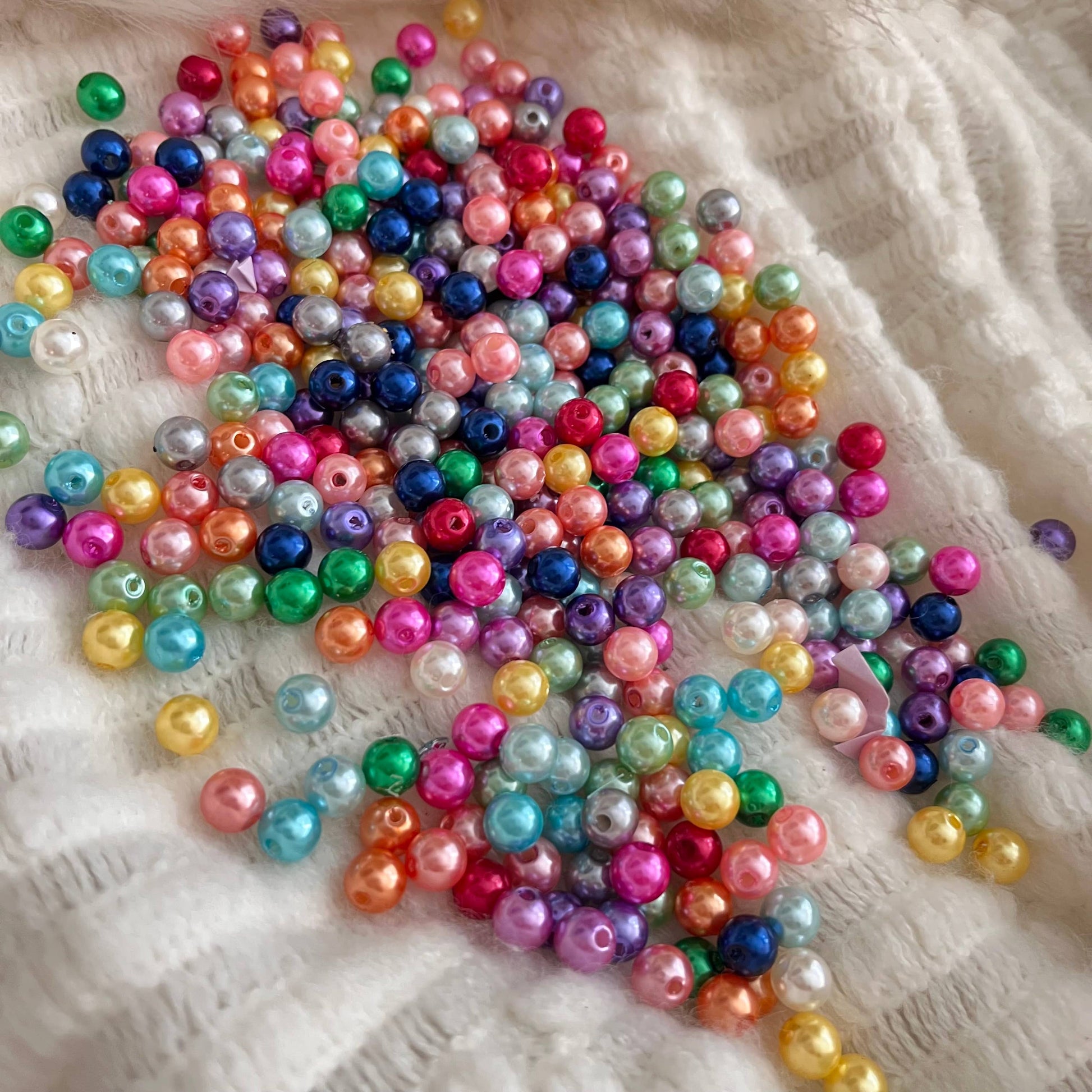 Acrylic beads for jewelry 