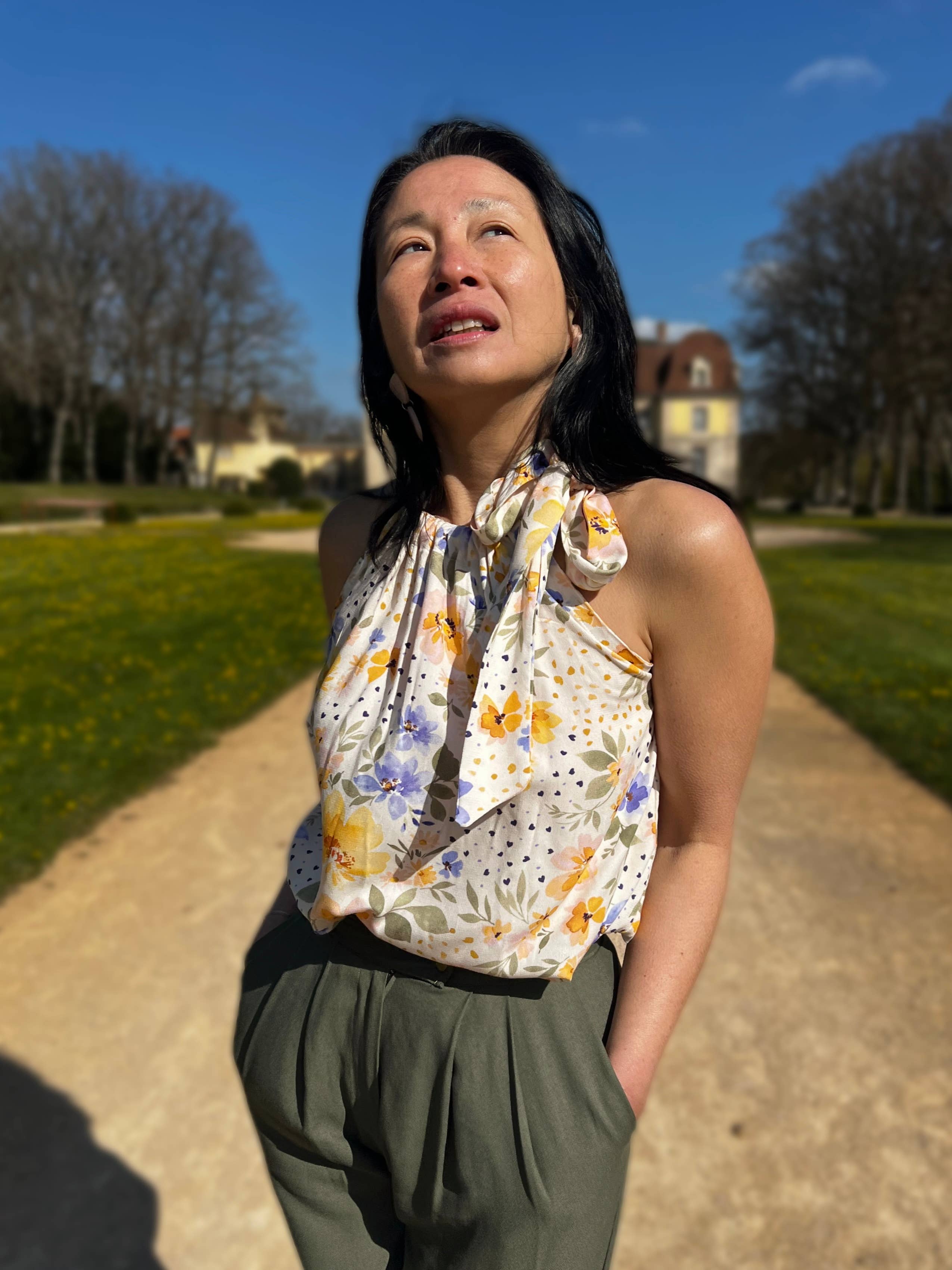 Viscose crepe fabric - Mélia in pastel - My Dress Made