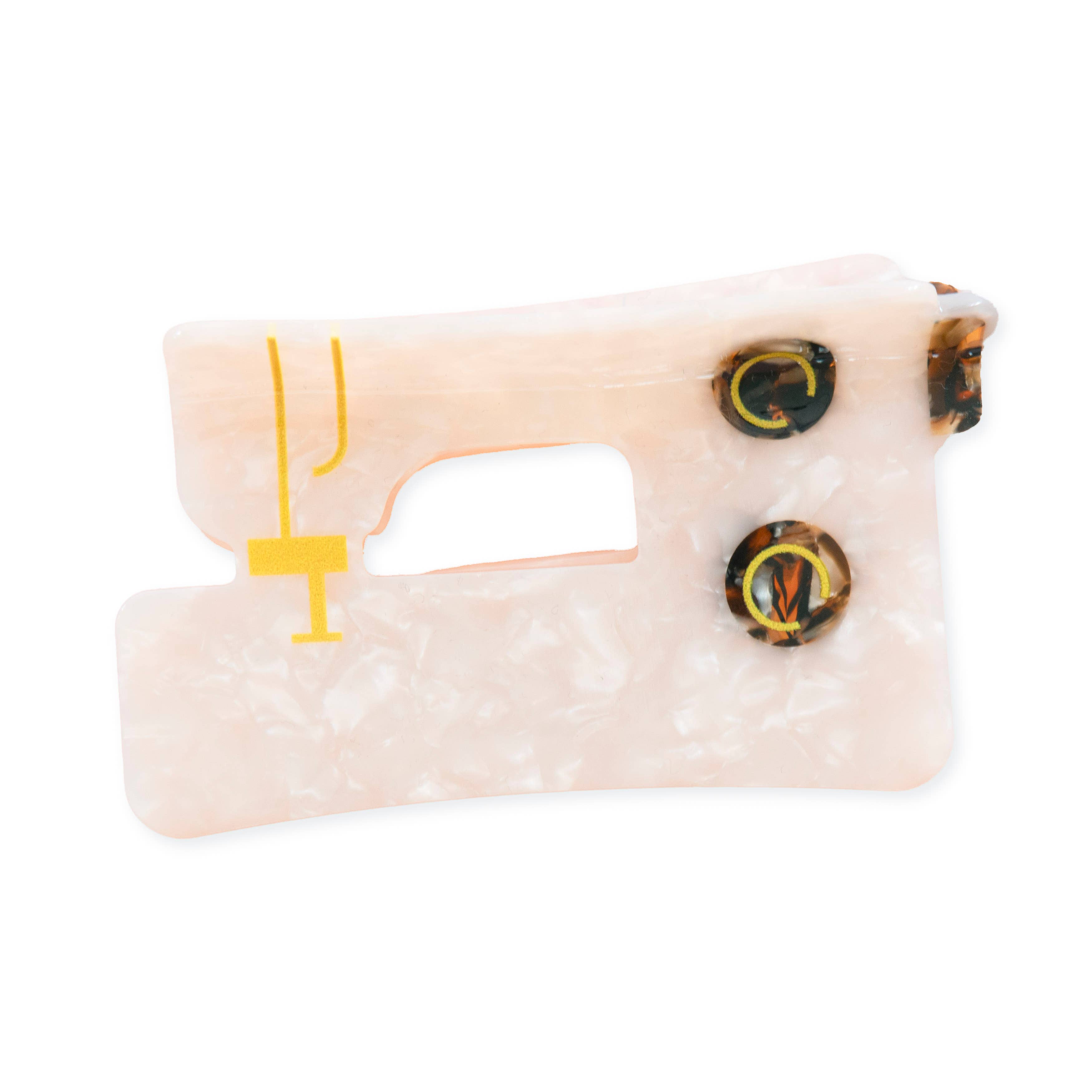 Sarah Hearts - Sewing Machine Hair Claw Clip