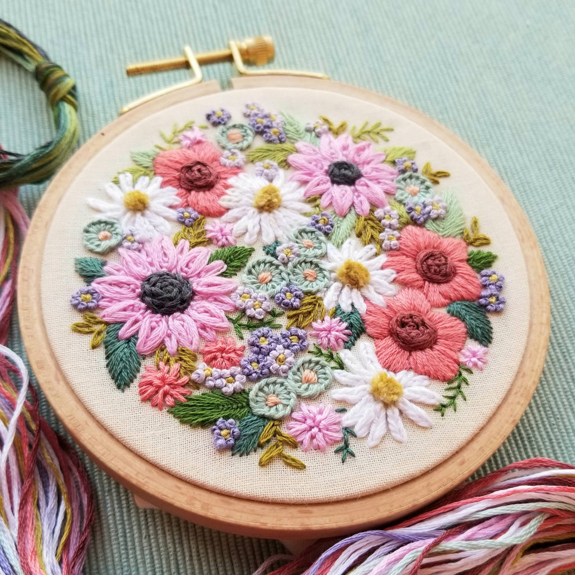 Jessica Long - Wildflower Sampler Embroidery Craft Kit