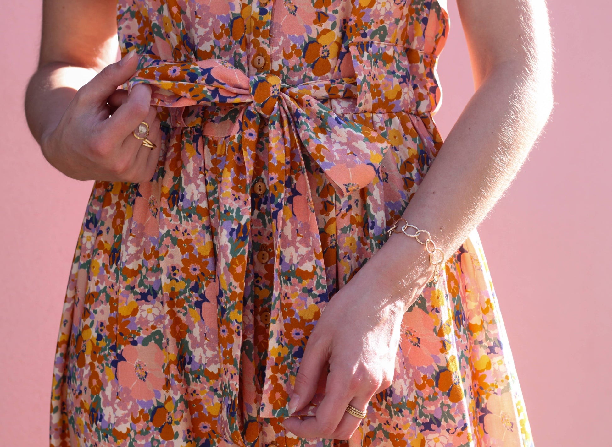 Cha' coud patterns - Katy dress: Englishman