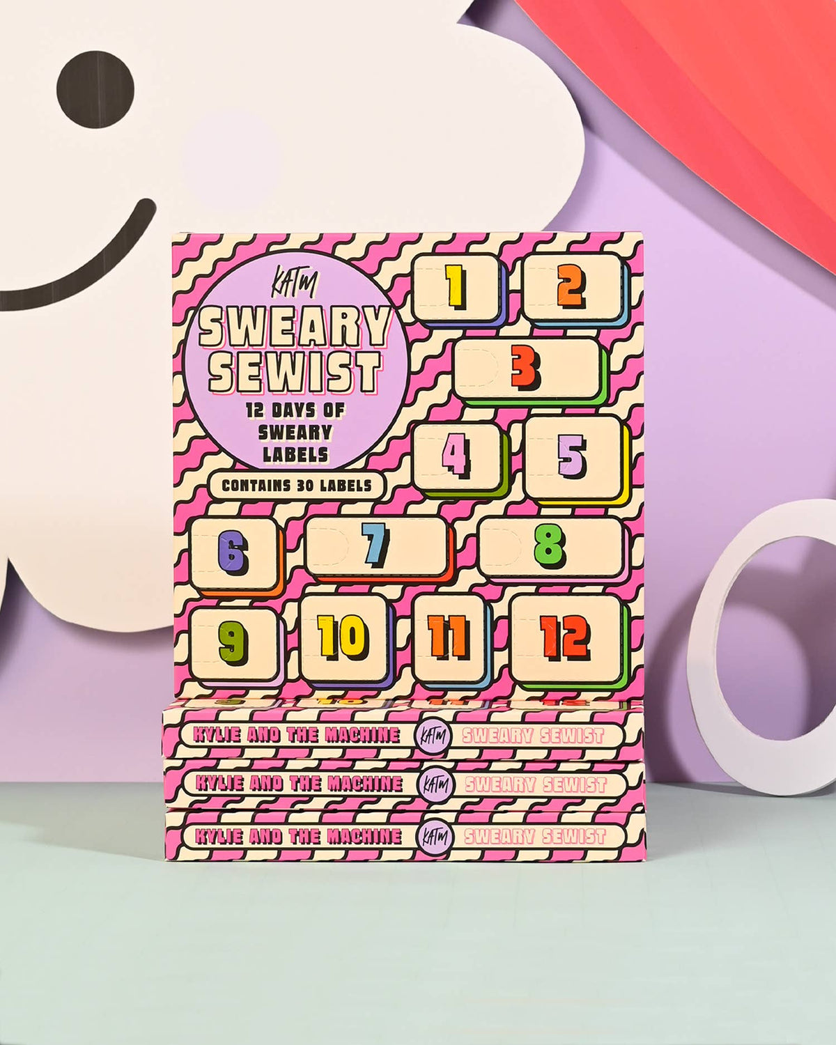 2026 Sweary Sewist Advent Calendar (12 Windows) | Case of 6
