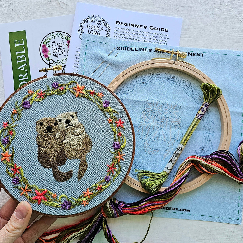 Jessica Long - Otterly Adorable Embroidery Kit