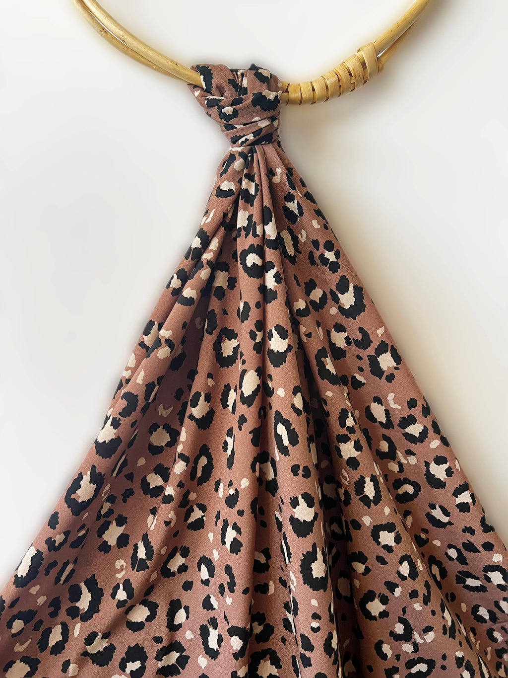 Viscose Poplin Fabric – Mocha Leopard – My Dress Made
