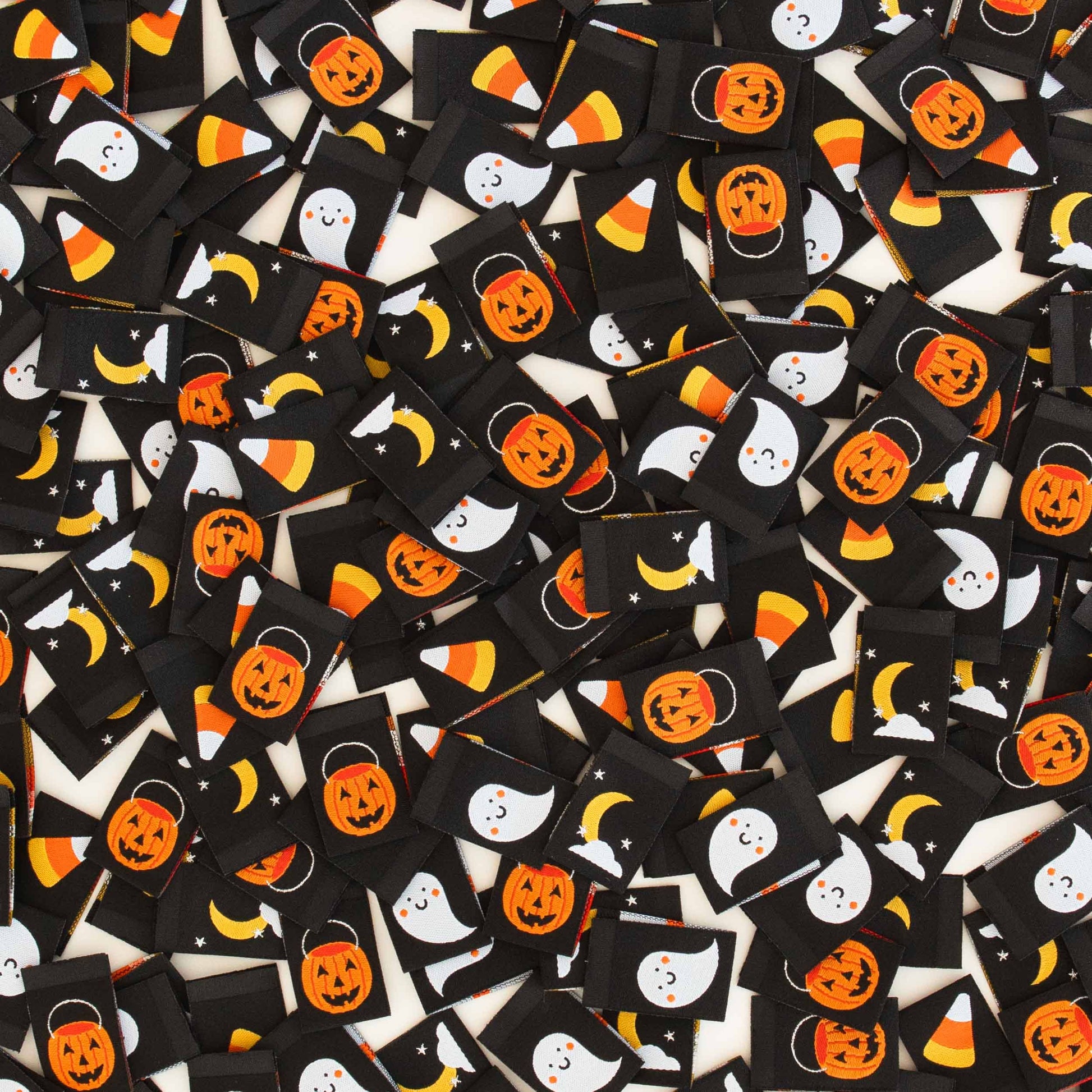 Sarah Hearts - Halloween Icons Multipack Woven Sewing Labels